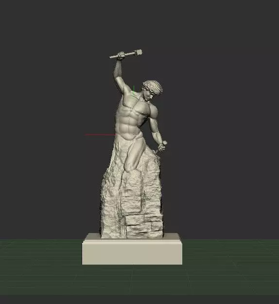 Self Made Man 3D print model_0
