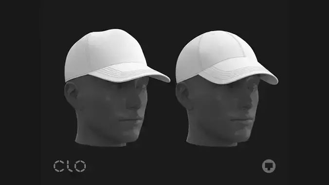 BASIC CAPS 6 and 5 panel genesis8 highpoly 3D model