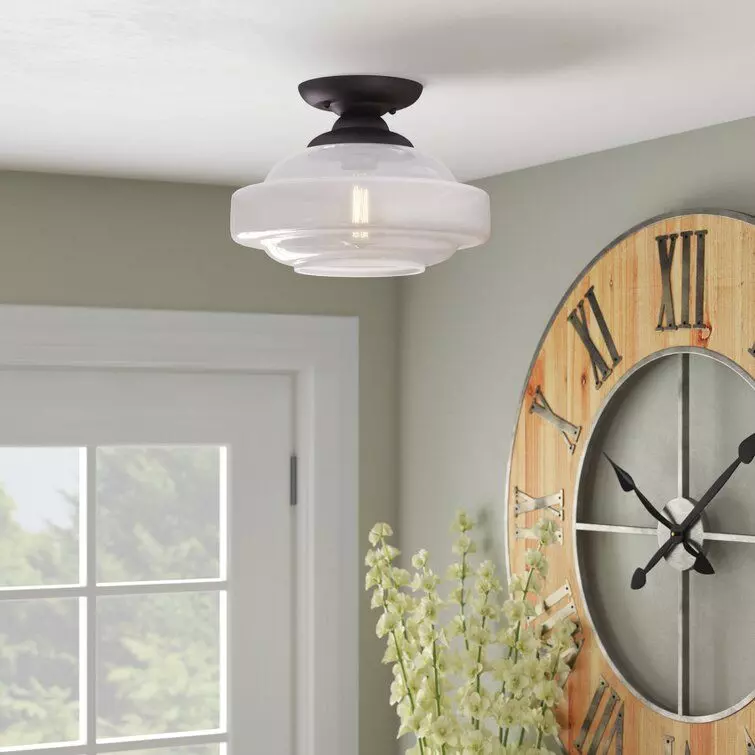Gideon Semi Flush Mount - 2 Colour 3D model