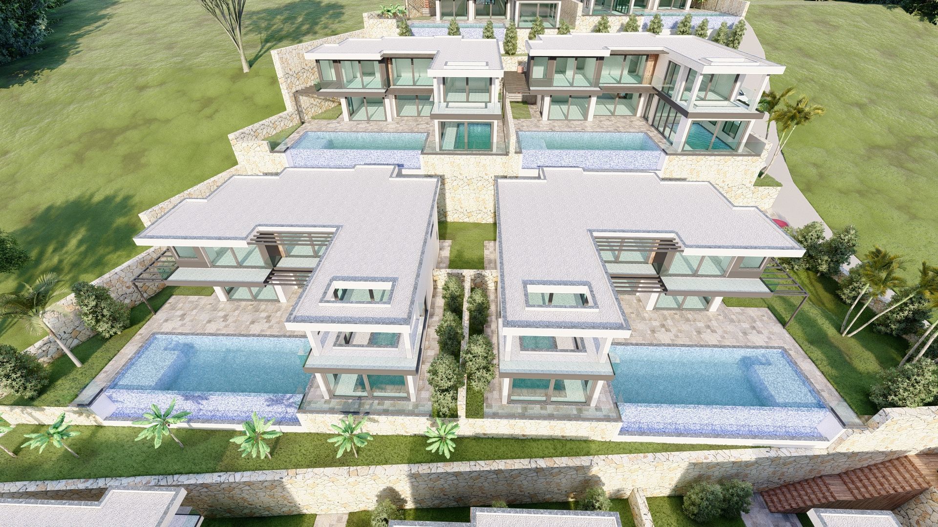 Villa Site 3D model_19