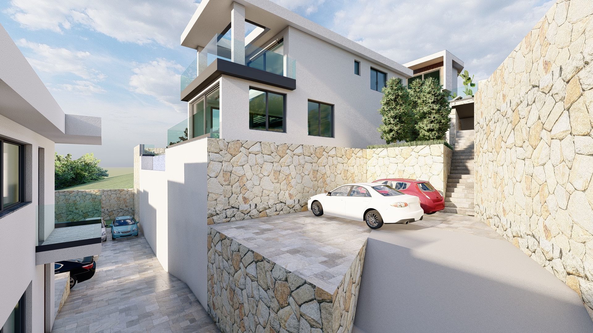 Villa Site 3D model_18