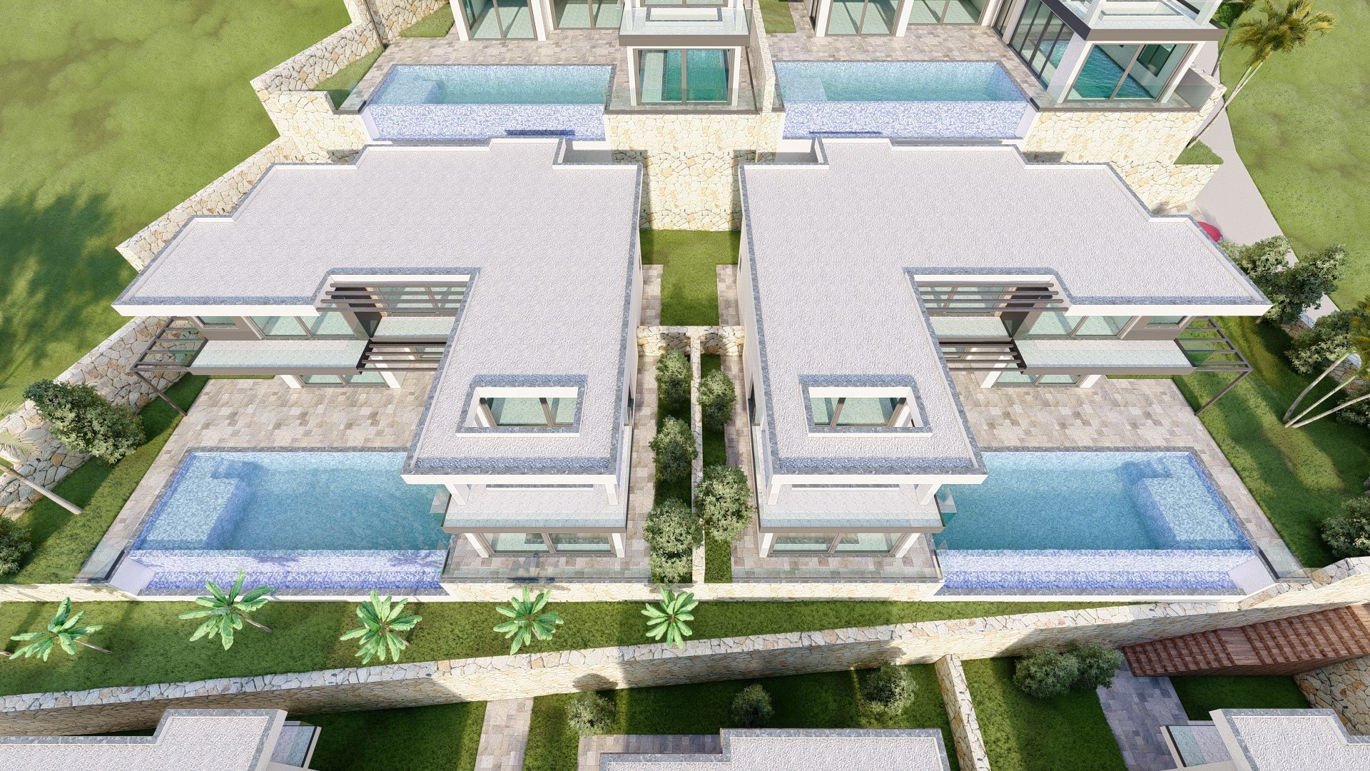 Villa Site 3D model_16