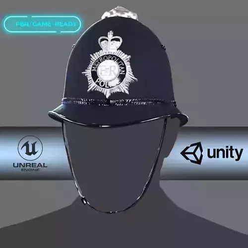  British Custodian Police Helmet UK officer uniform headgear 