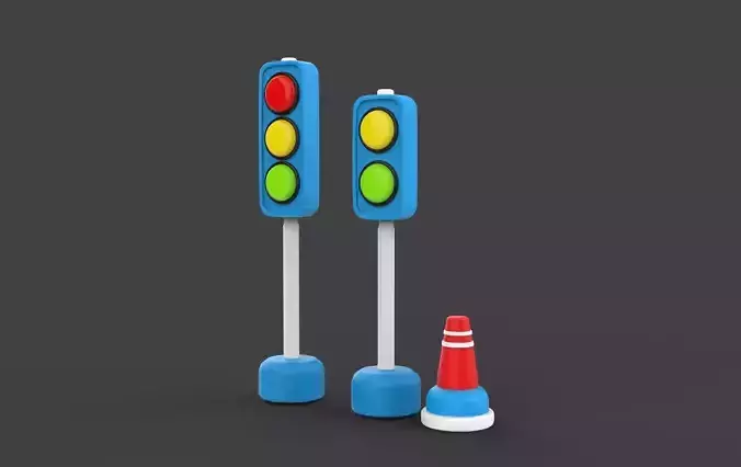 Traffic Light 3D model