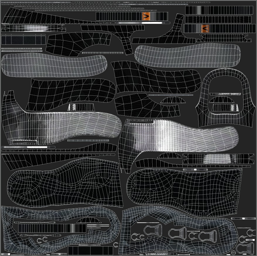 Frontal Head Restrain Device 01 Low-poly 3D model_16