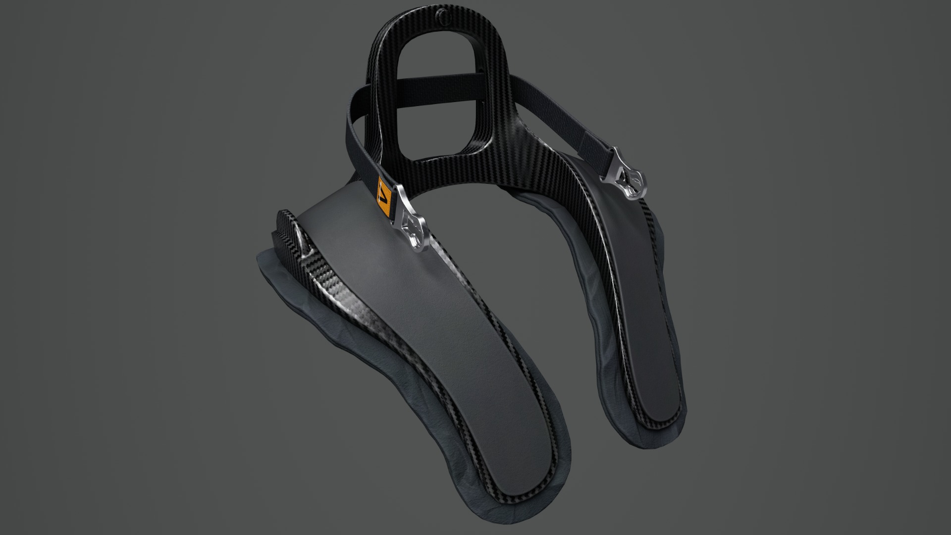 Frontal Head Restrain Device 01 Low-poly 3D model_9