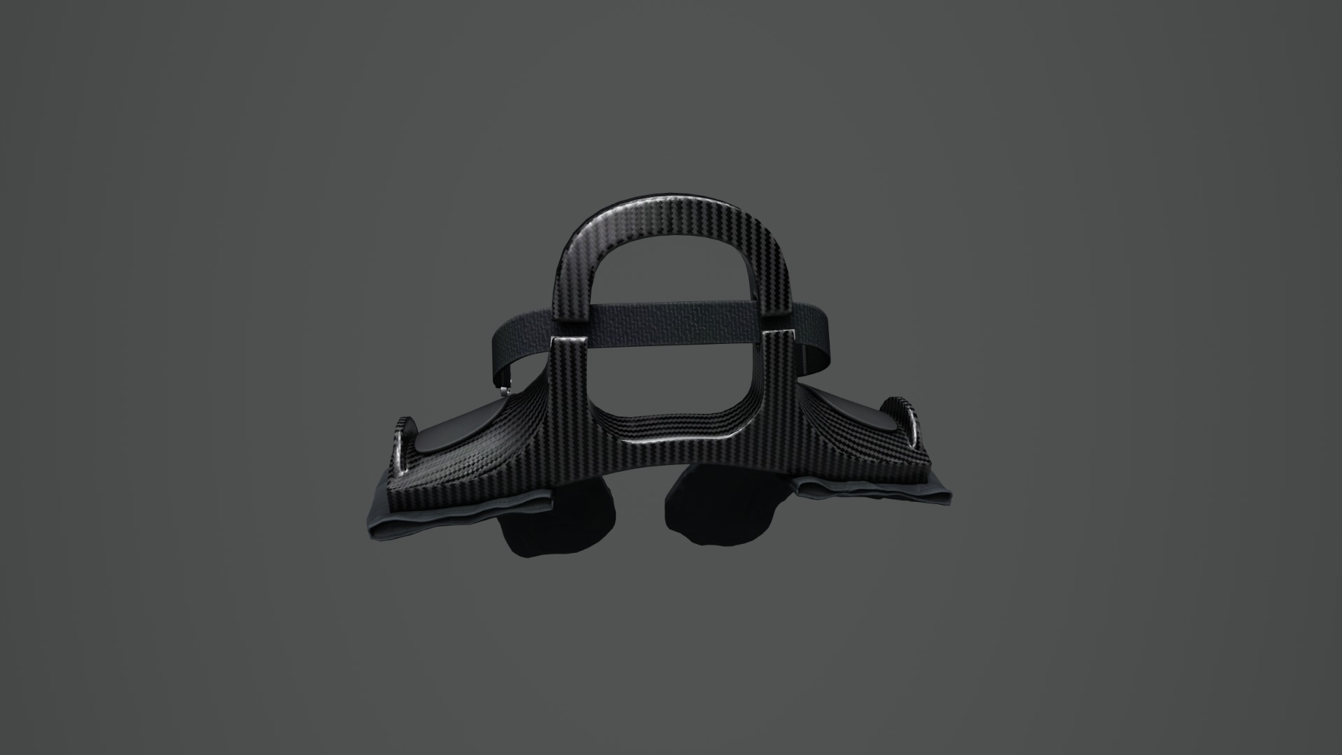 Frontal Head Restrain Device 01 Low-poly 3D model_5