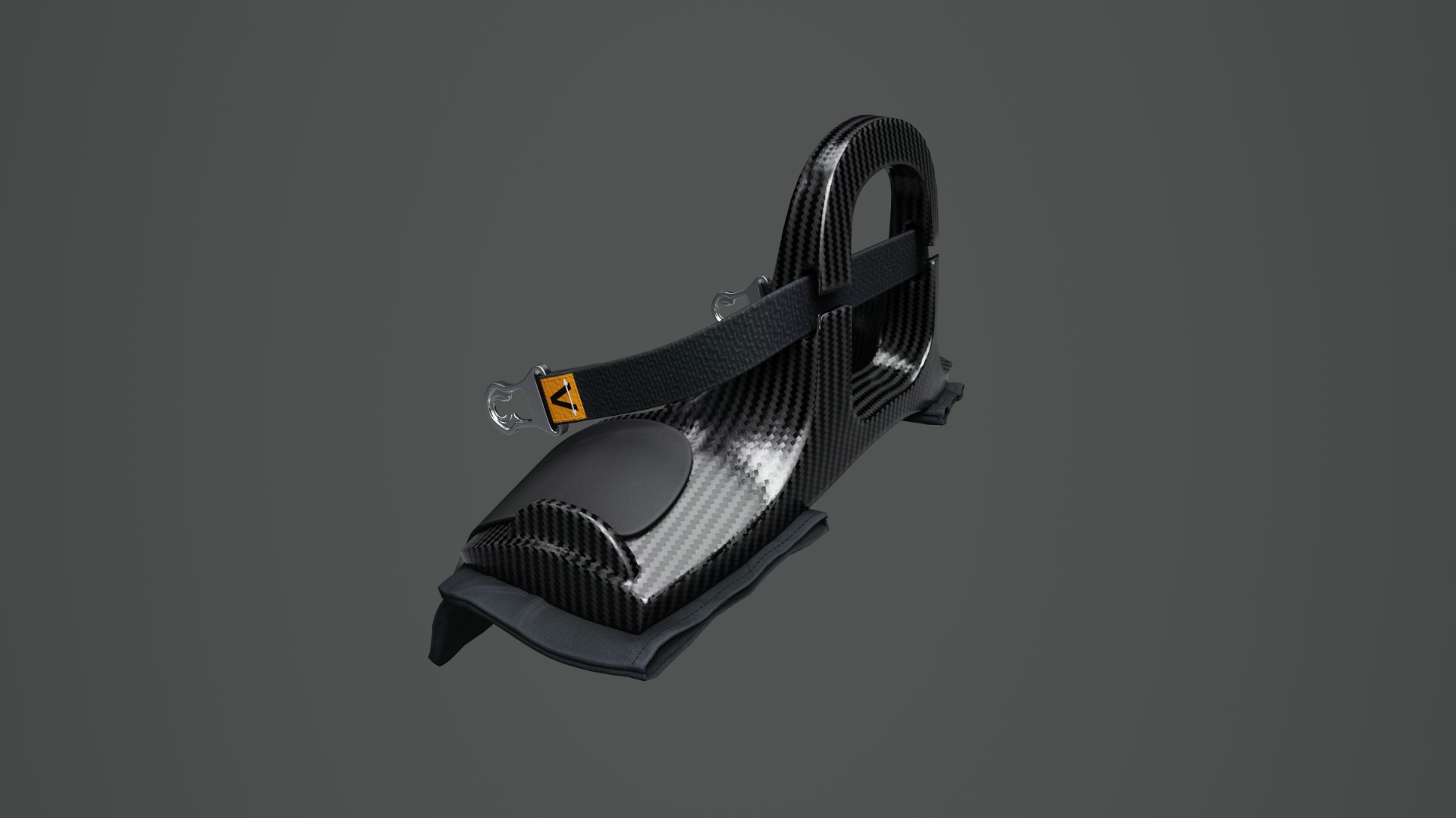 Frontal Head Restrain Device 01 Low-poly 3D model_3