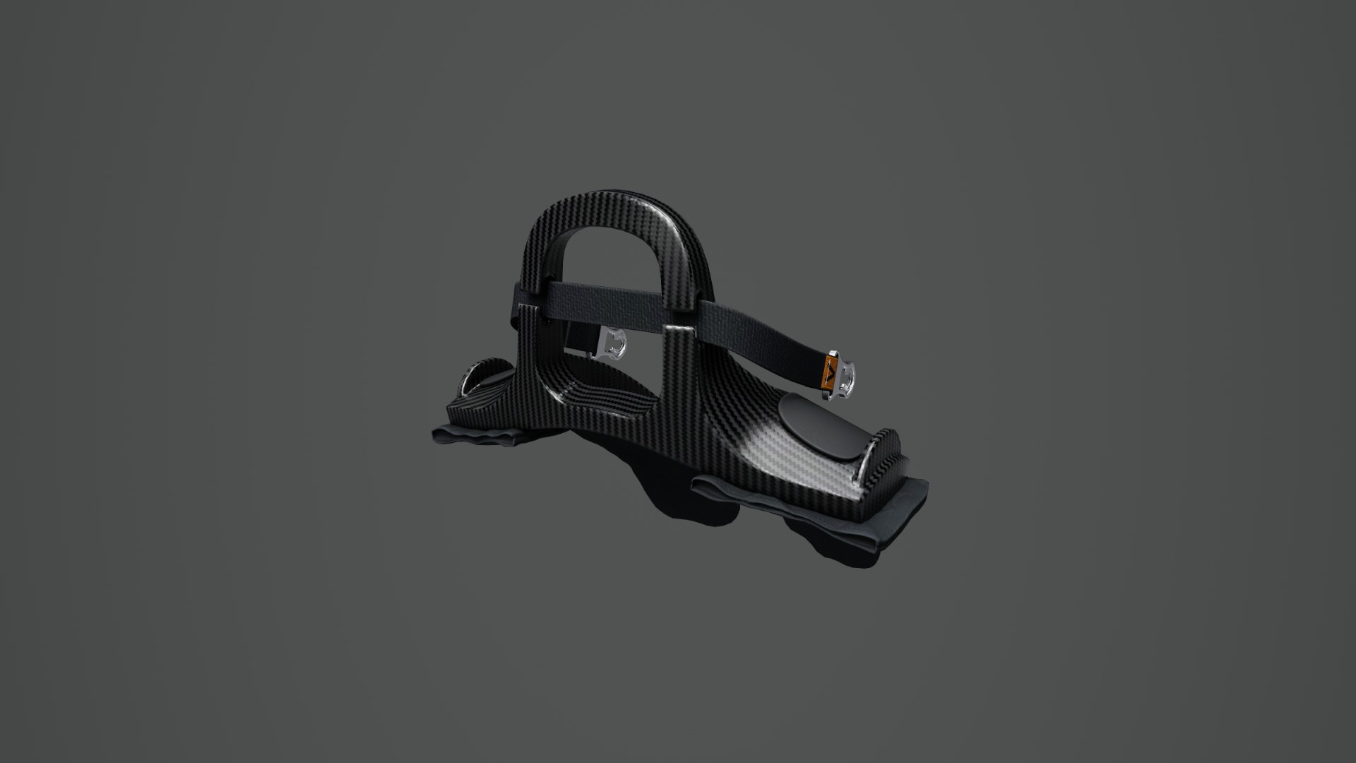 Frontal Head Restrain Device 01 Low-poly 3D model_6