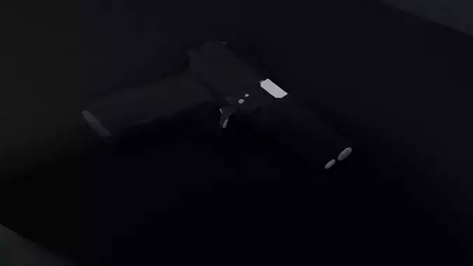Glock 22 Low-poly model