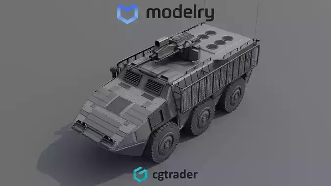 Military APC 3D model
