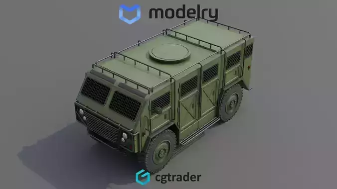 Military JLTV 3D model