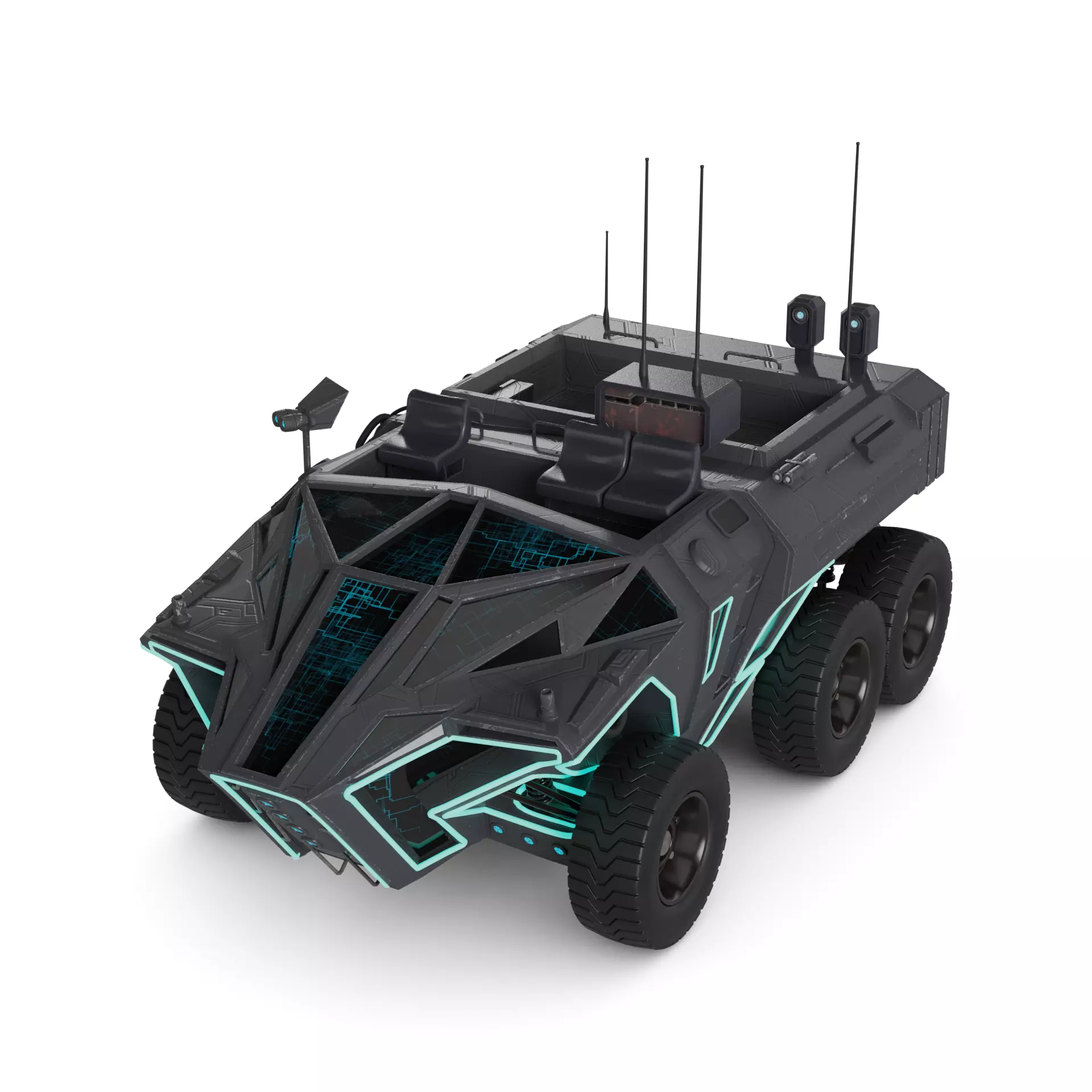 Military IFV 3D model_0