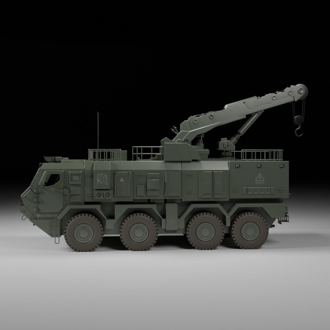 Military ARV Low-poly 3D model_4