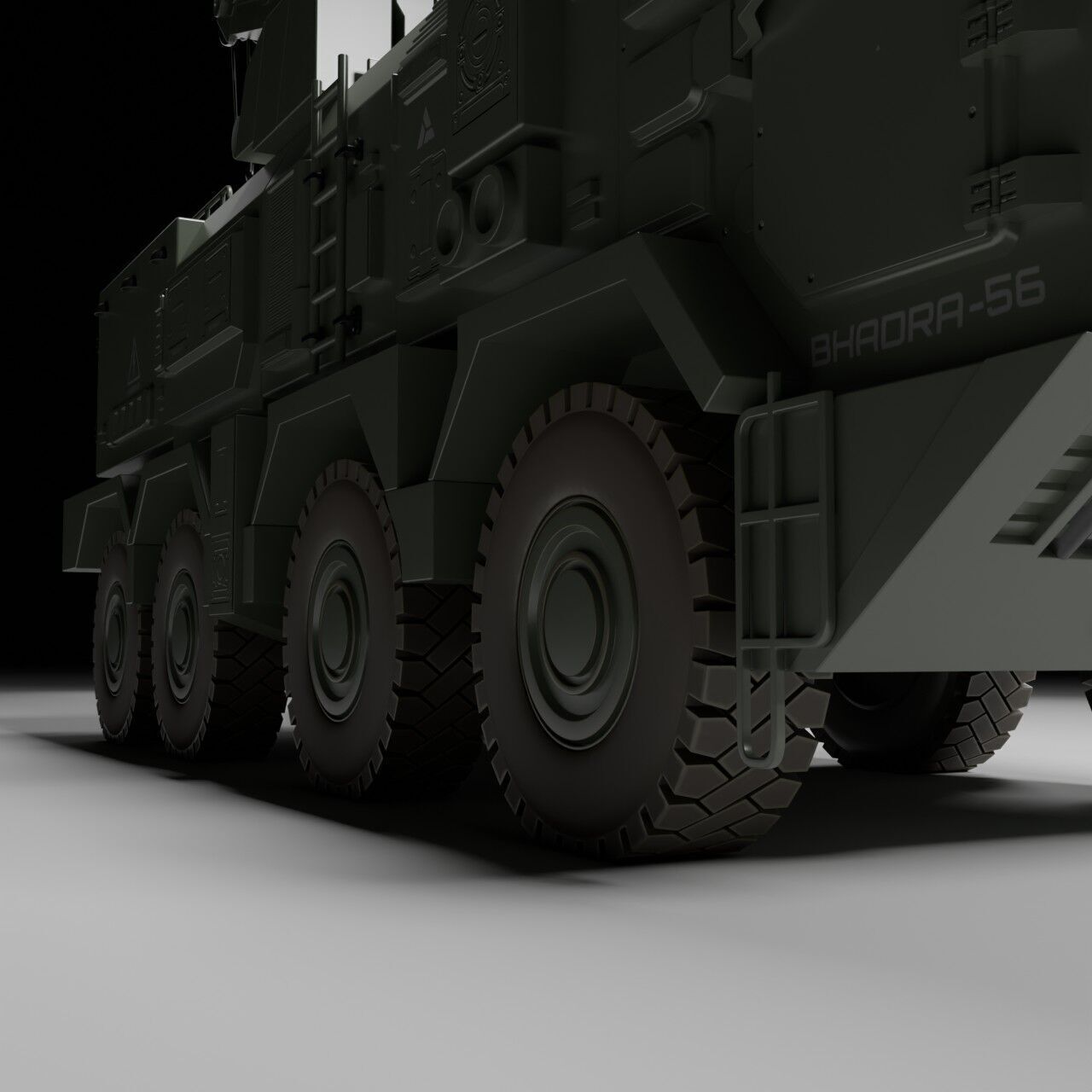 Military ARV Low-poly 3D model_9