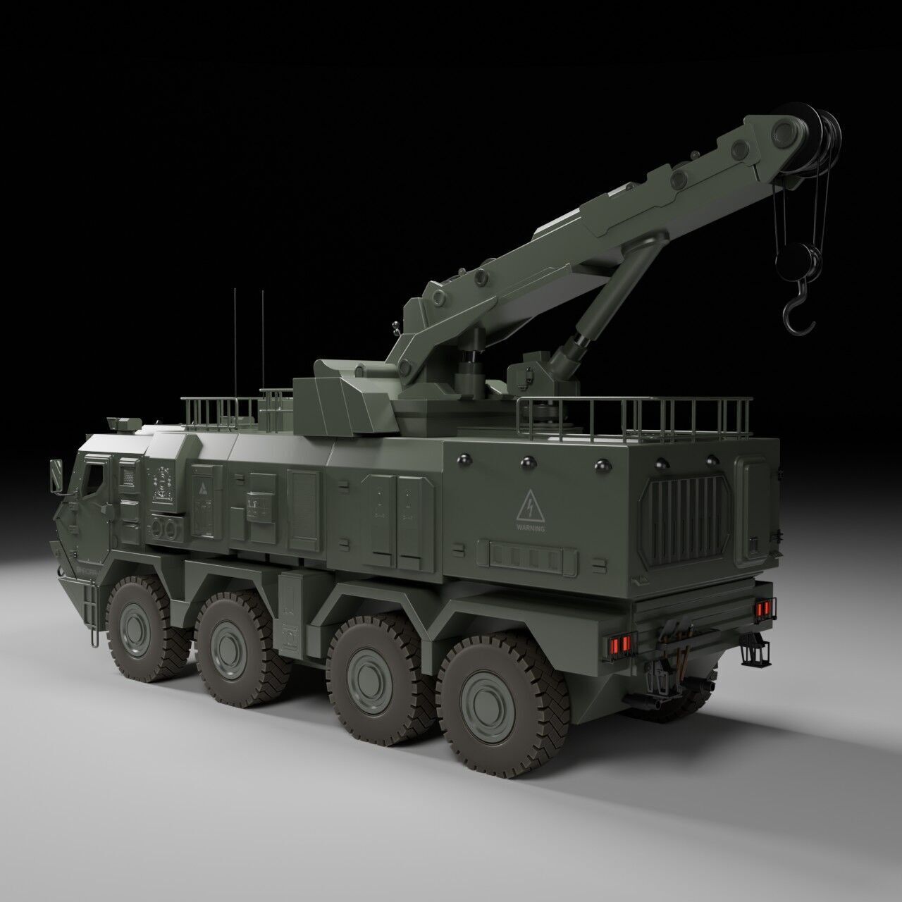 Military ARV Low-poly 3D model_5