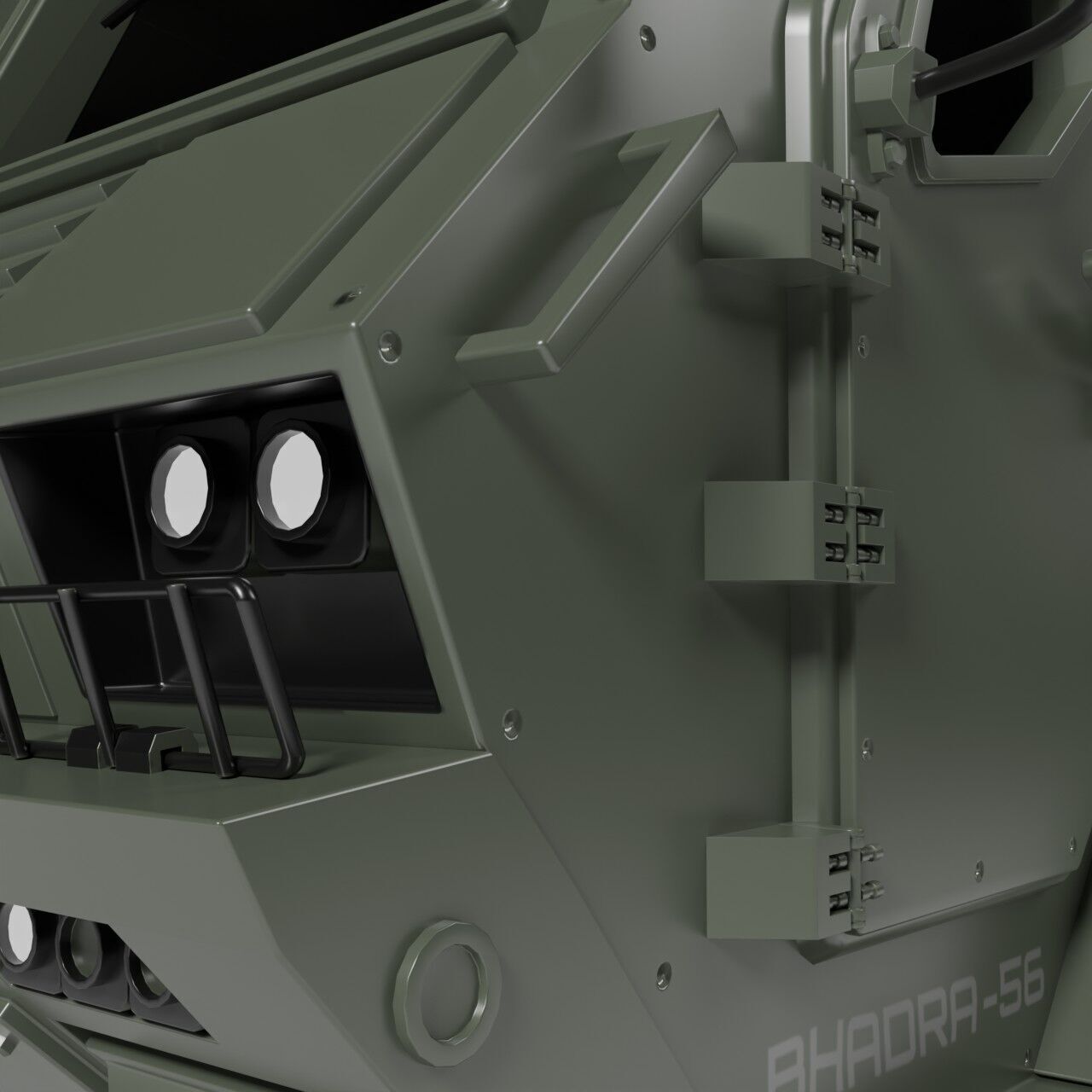 Military ARV Low-poly 3D model_10