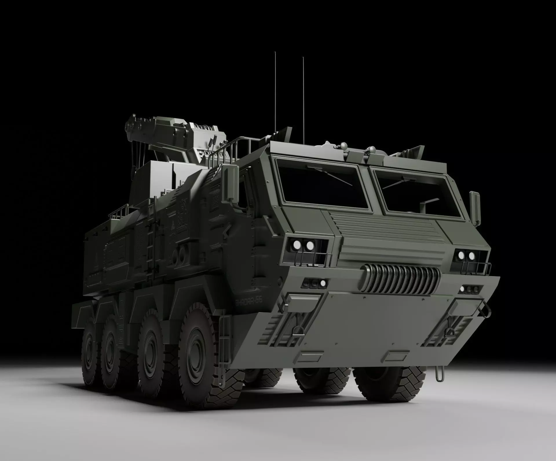 Military ARV Low-poly 3D model_0