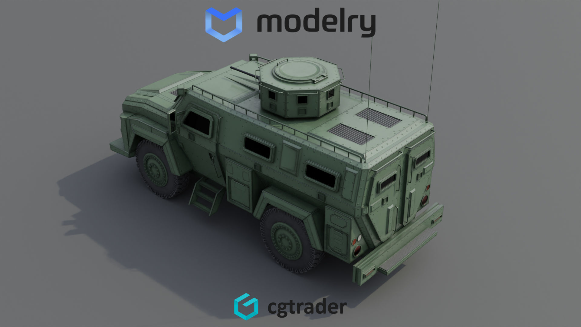 Military MRAP 3D model_3