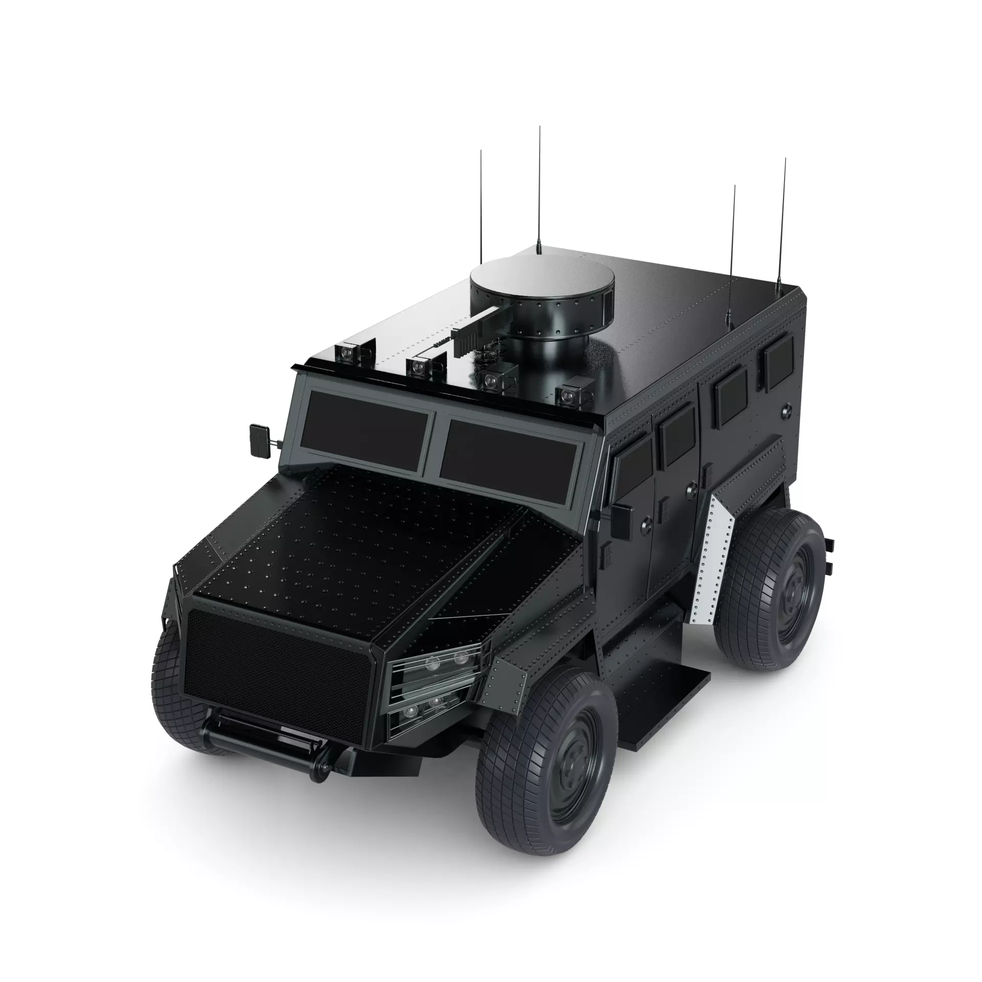 Military MRAP 3D model_0