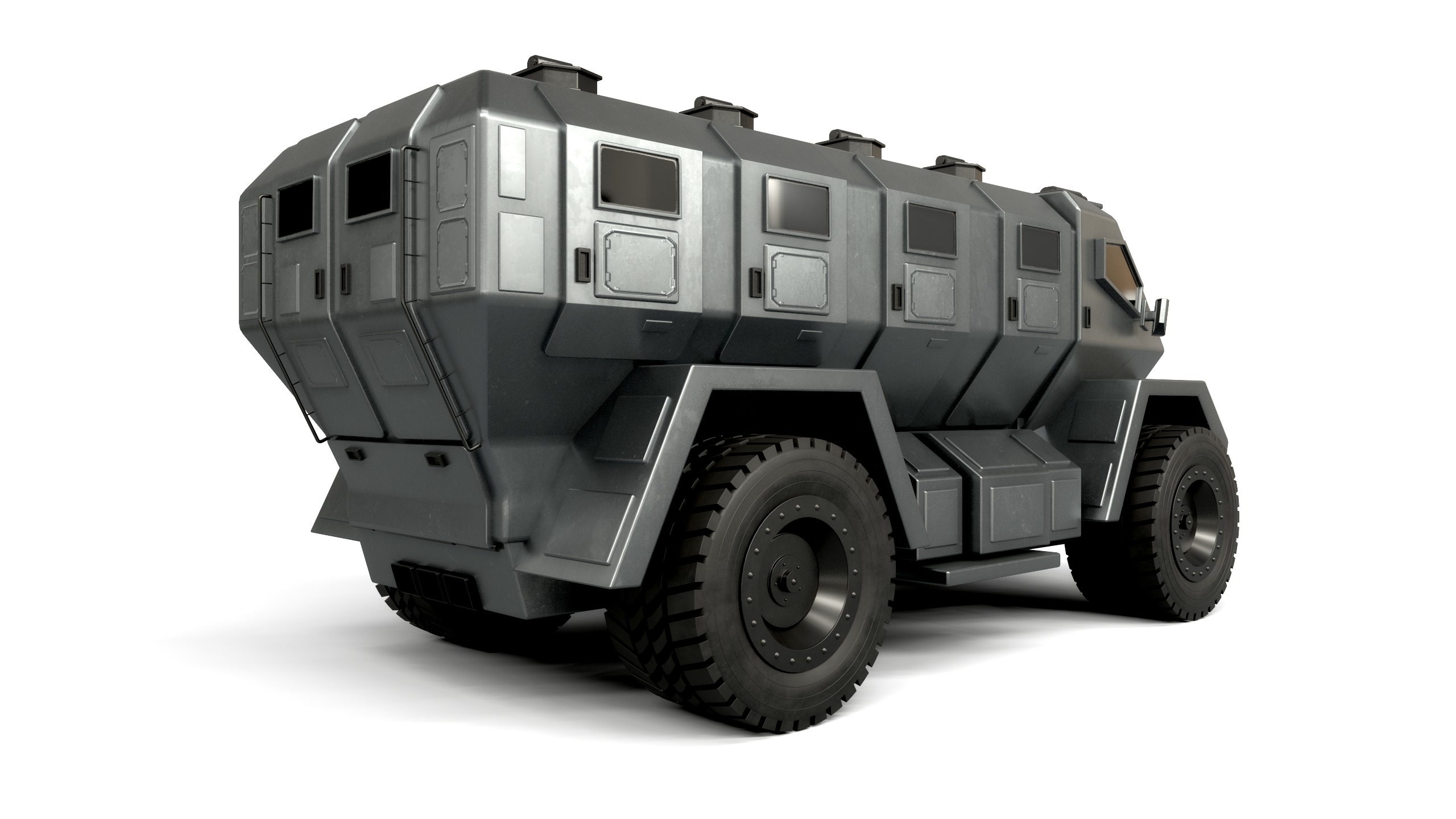 Military MRAP 3D model_2