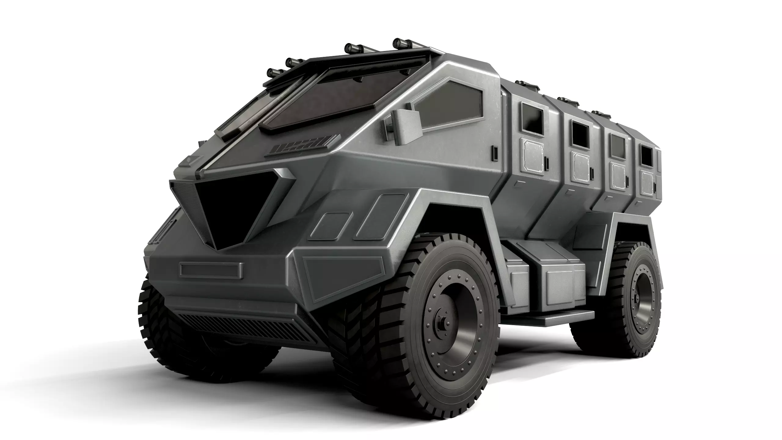 Military MRAP 3D model_0