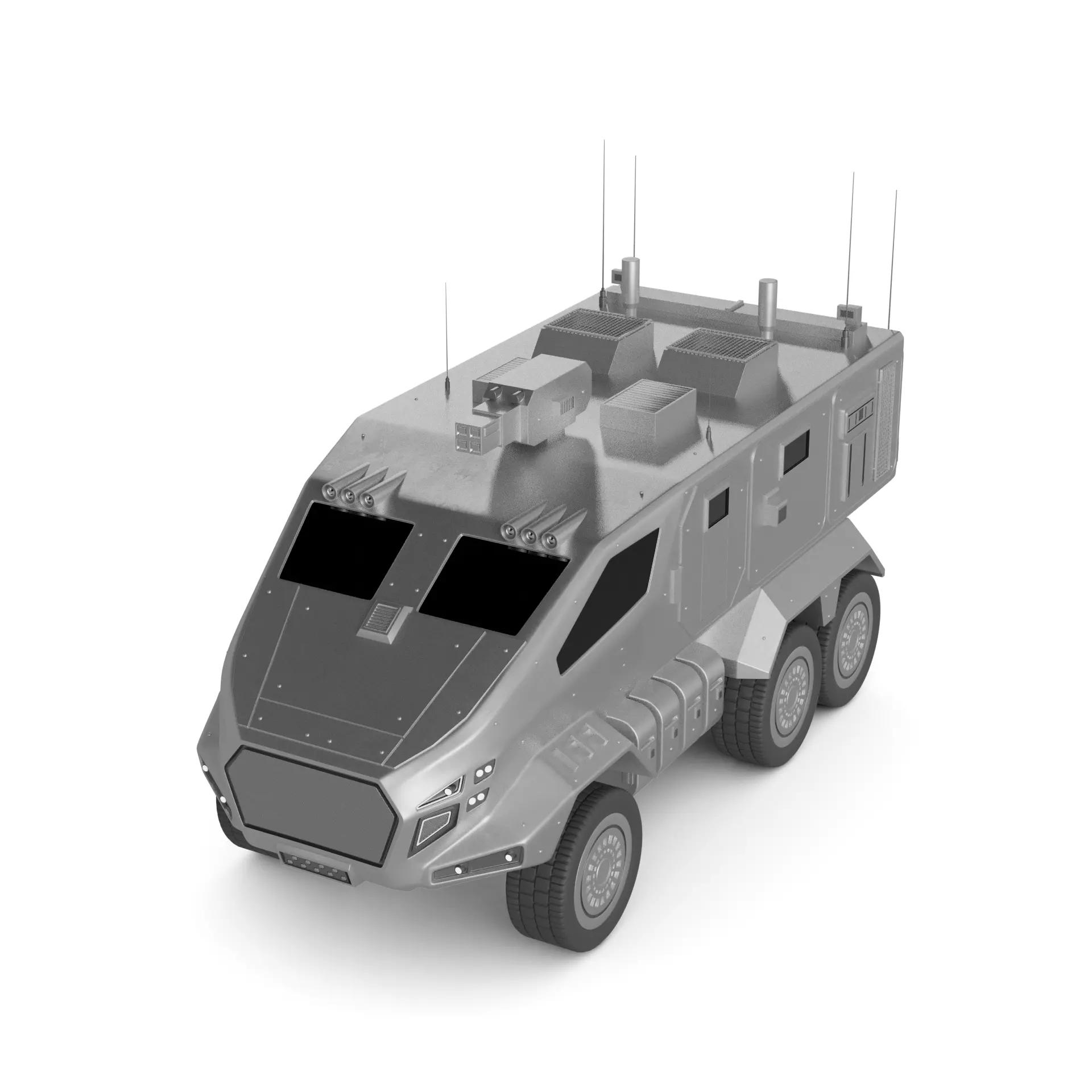 Warfare Vehicle 3D model_0