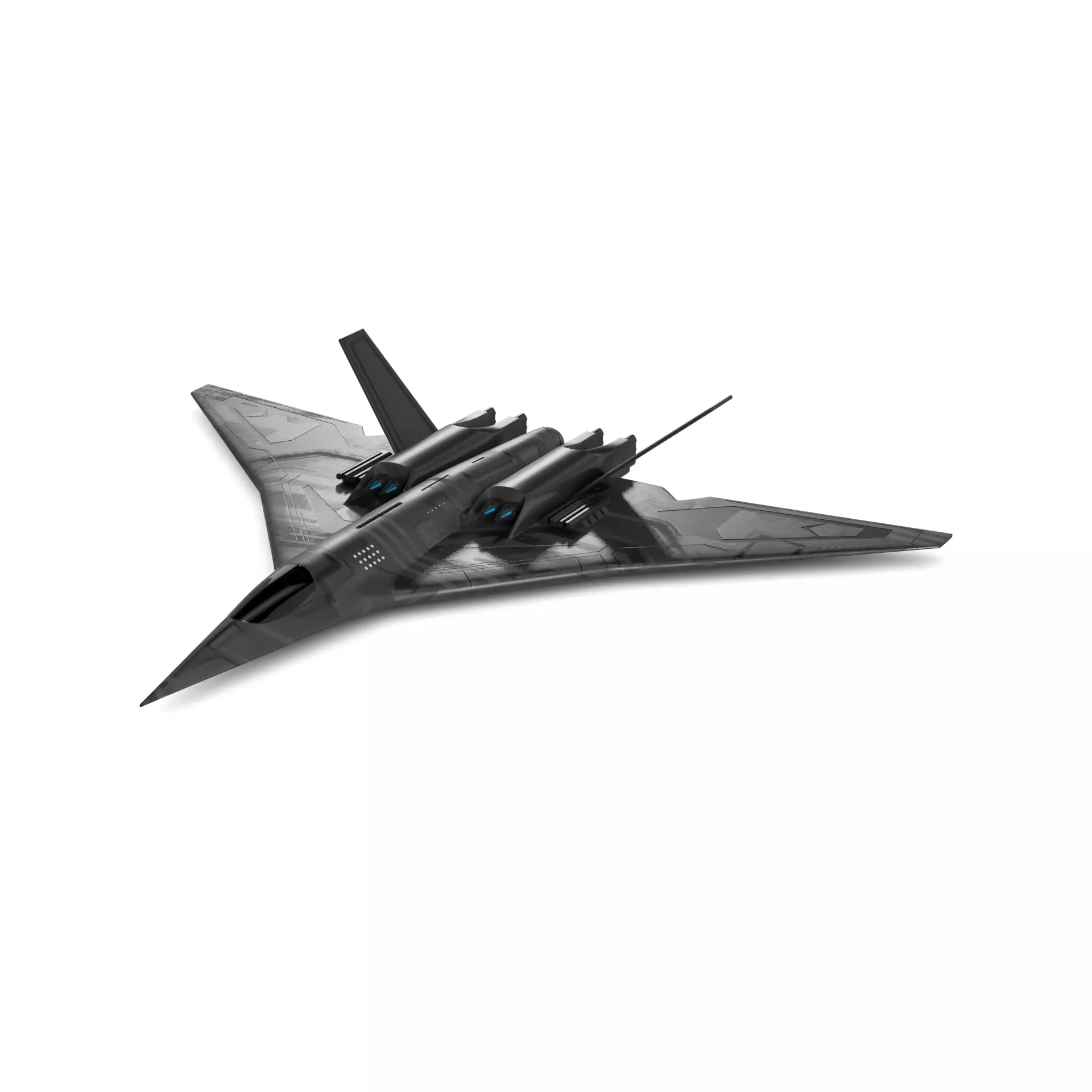 Strategic Bomber 3D model_0