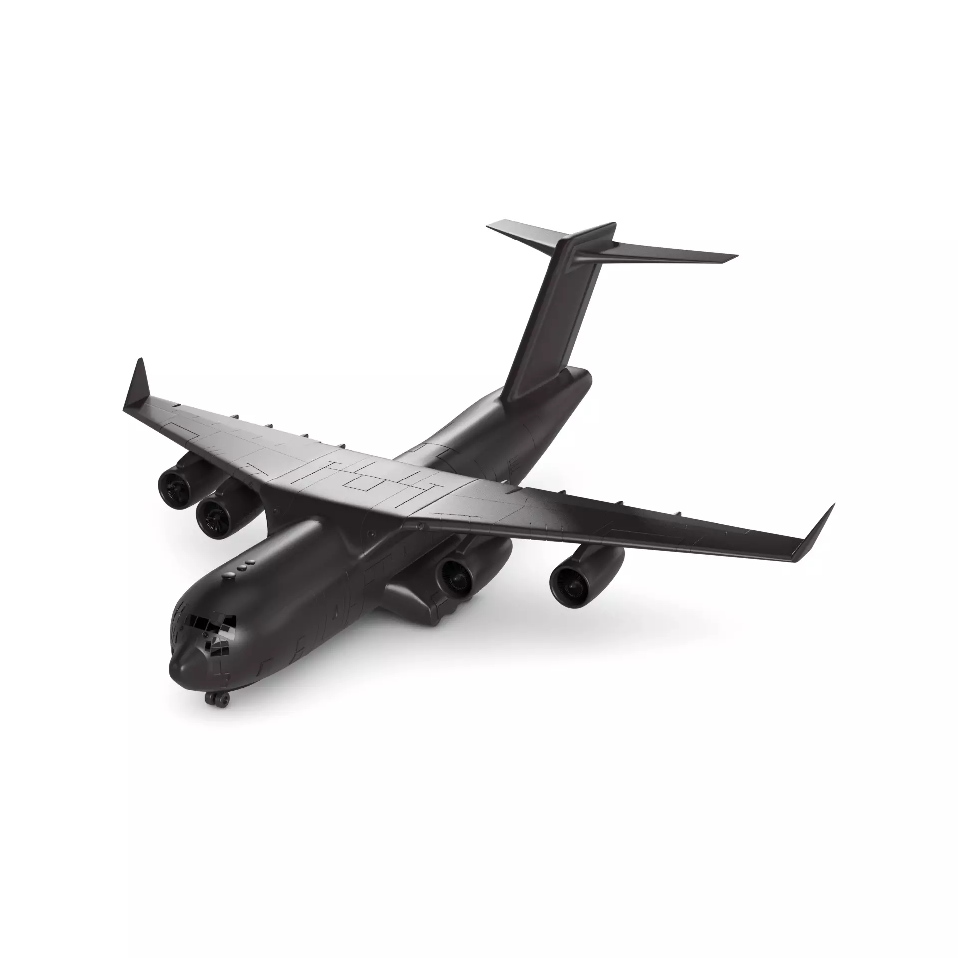 Transport Aircraft 3D model_0