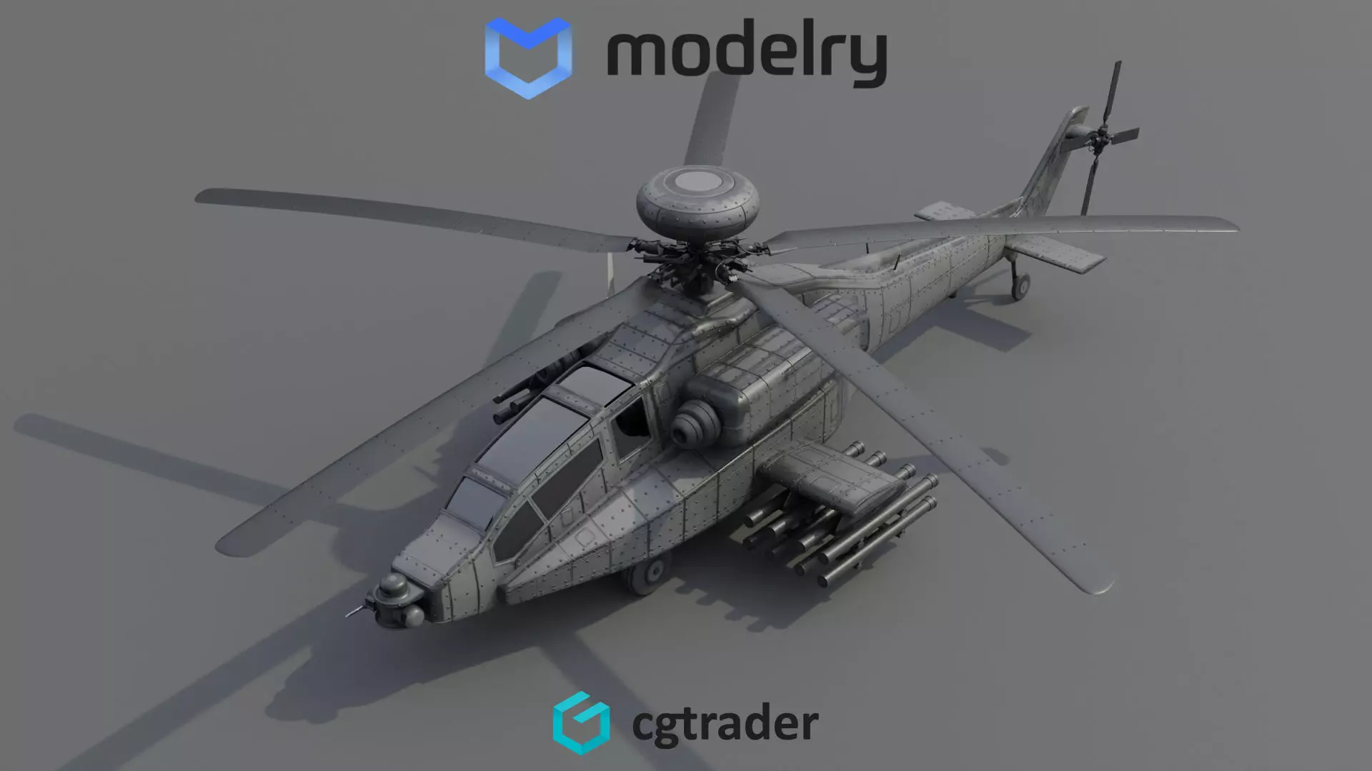 Attack Helicopter 3D model