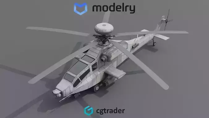 Attack Helicopter 3D model