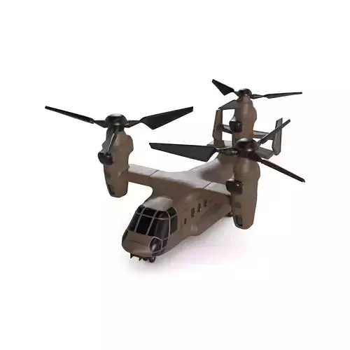 Tiltrotor Aircraft 3D model