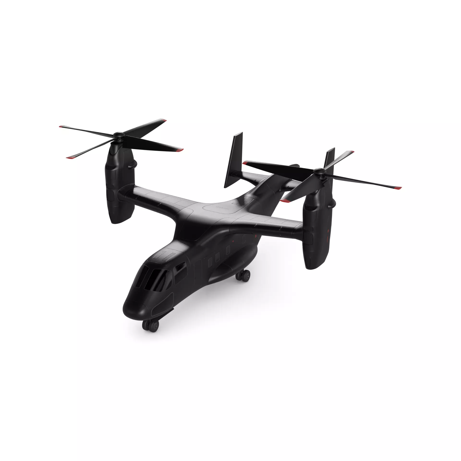 Tiltrotor Aircraft 3D model