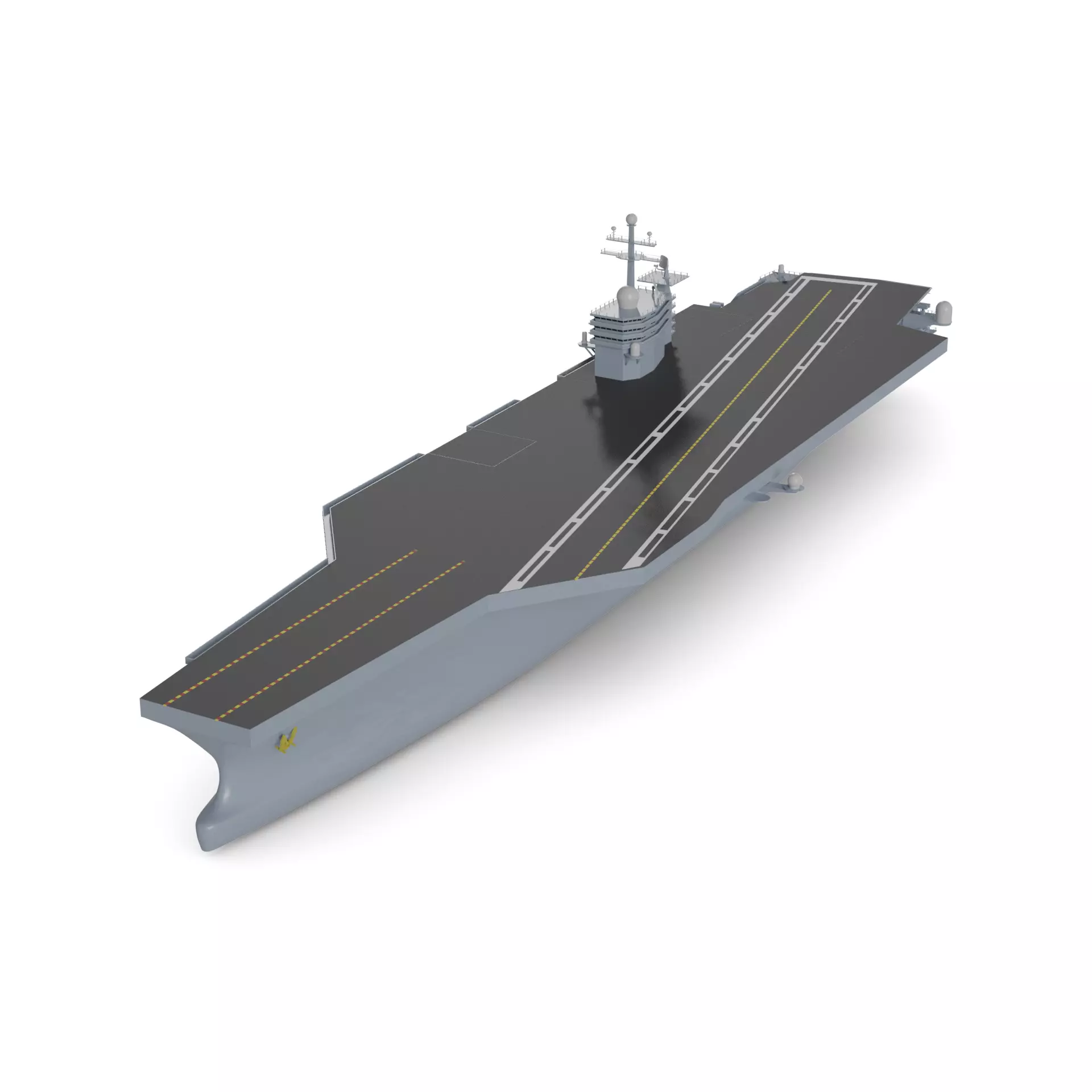 Aircraft Carrier 3D model_0