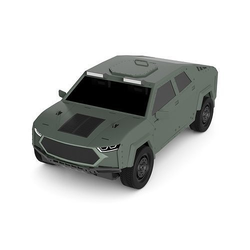 Military JLTV 3D model