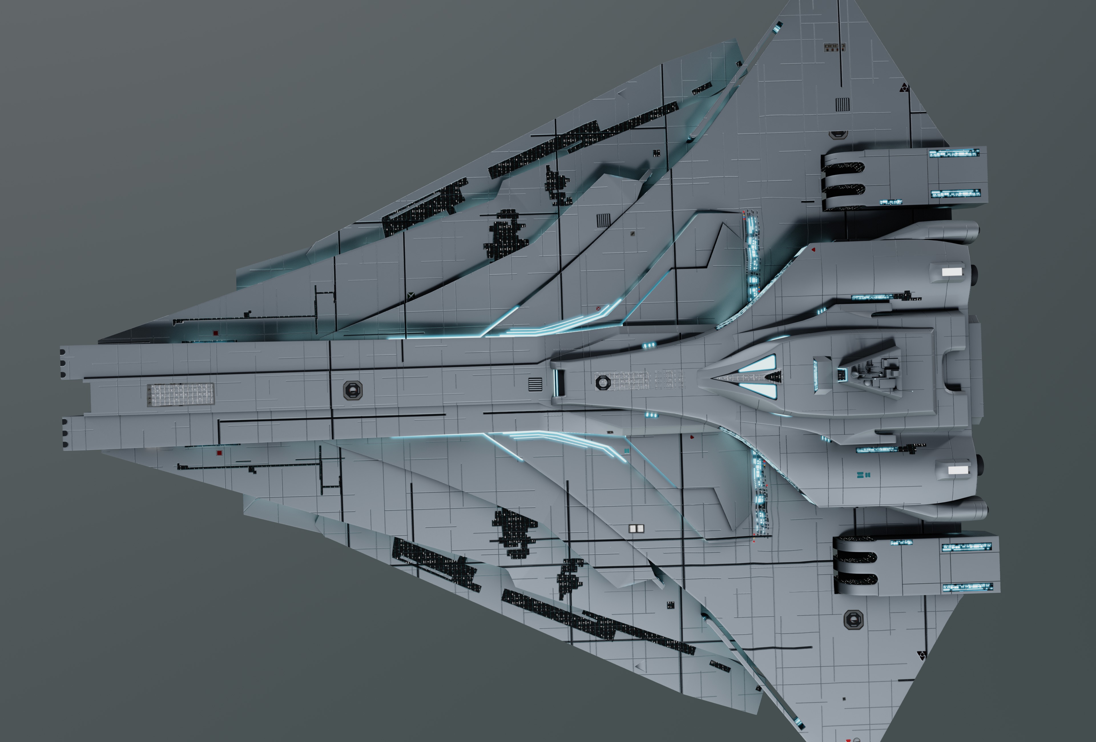Frigate 3D model_5