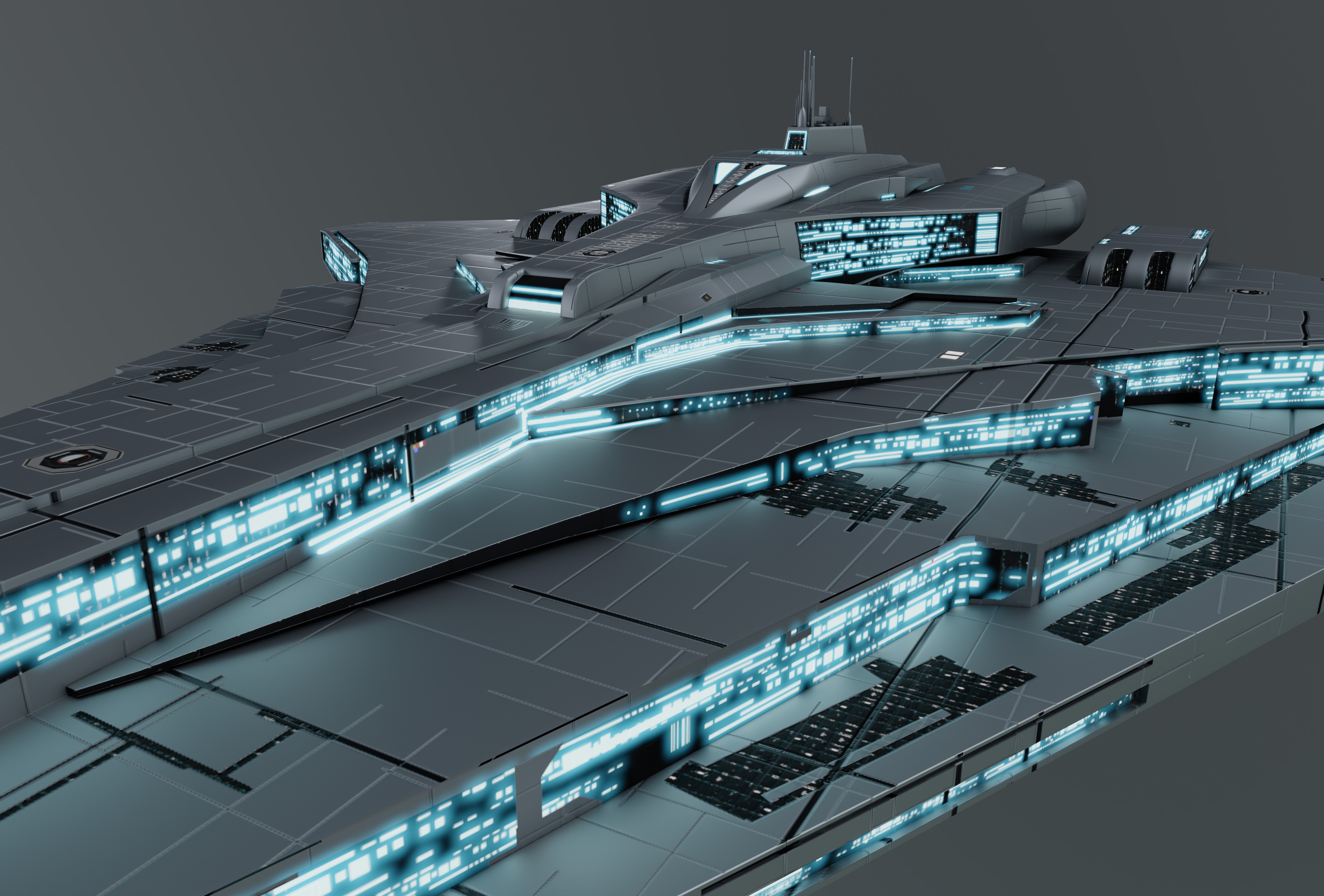 Frigate 3D model_9