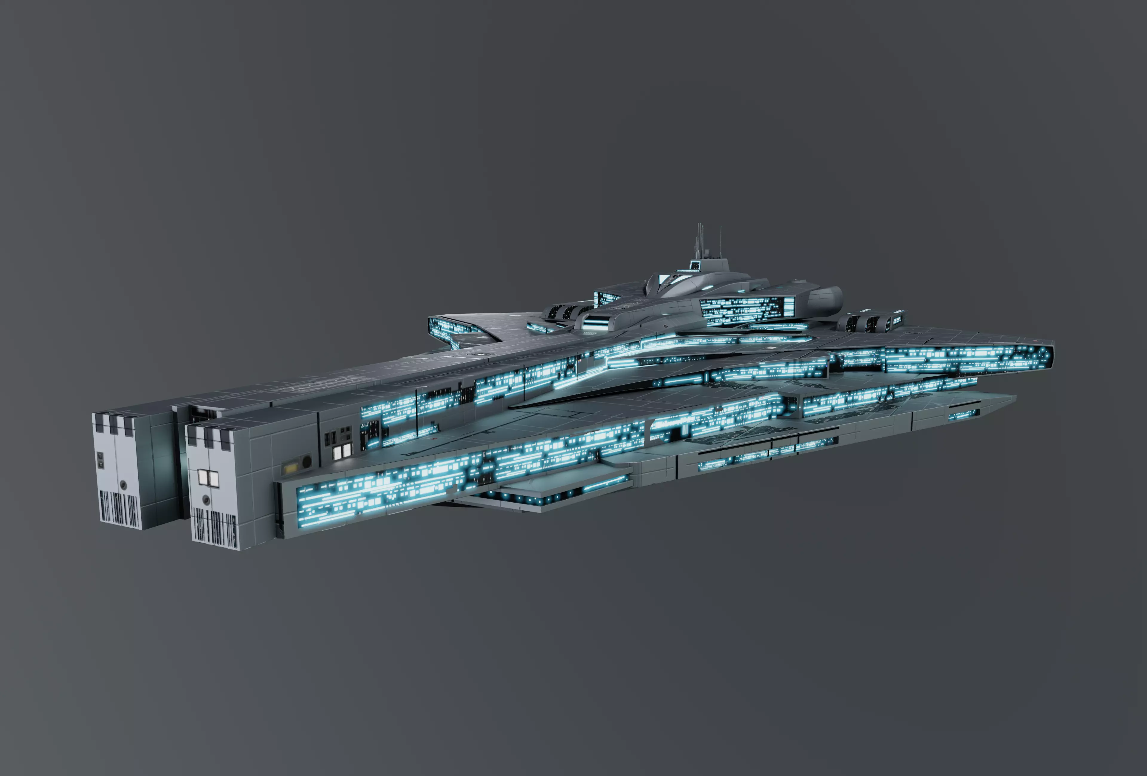 Frigate 3D model_0