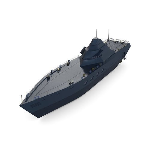 Frigate 3D model