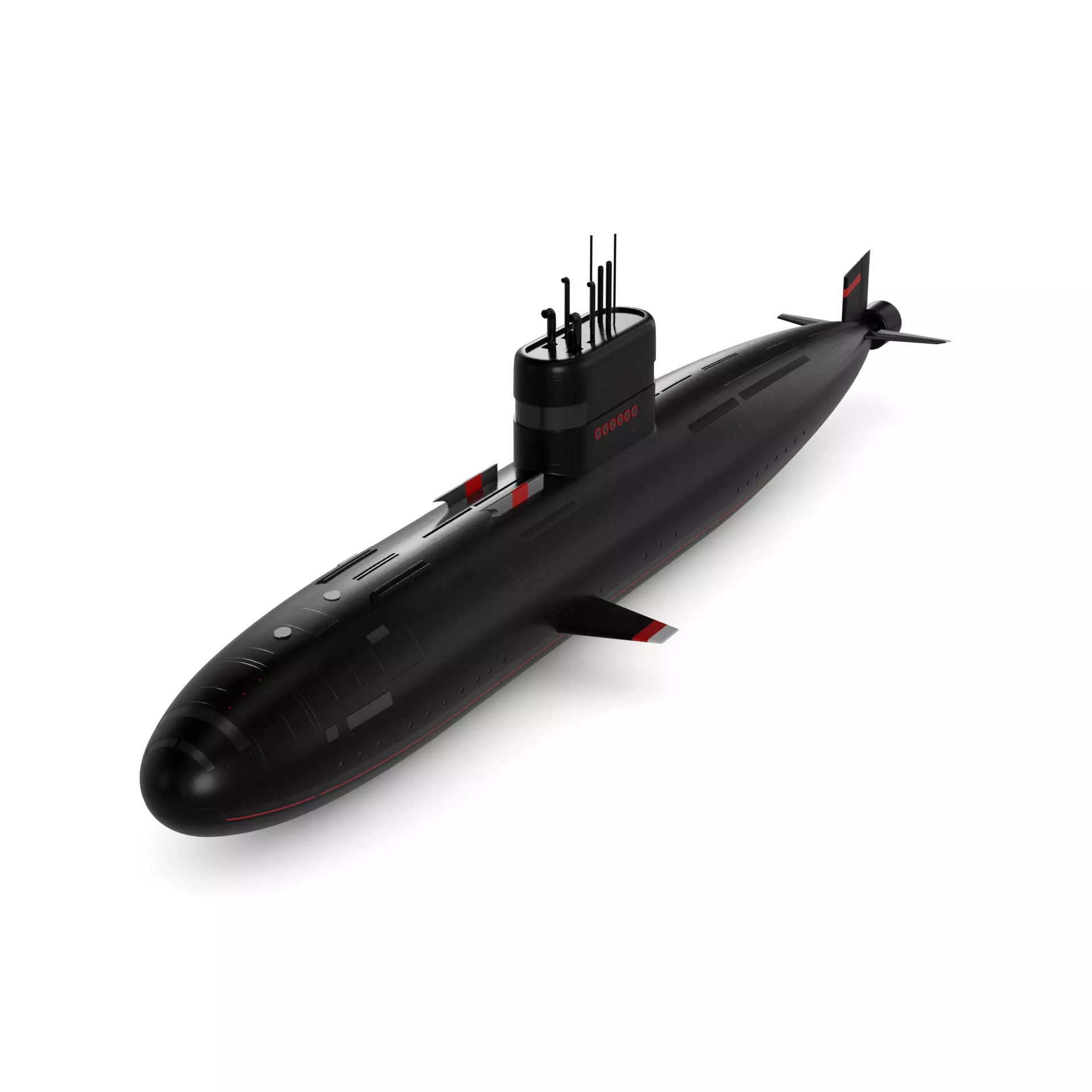 Submarine 3D model_0