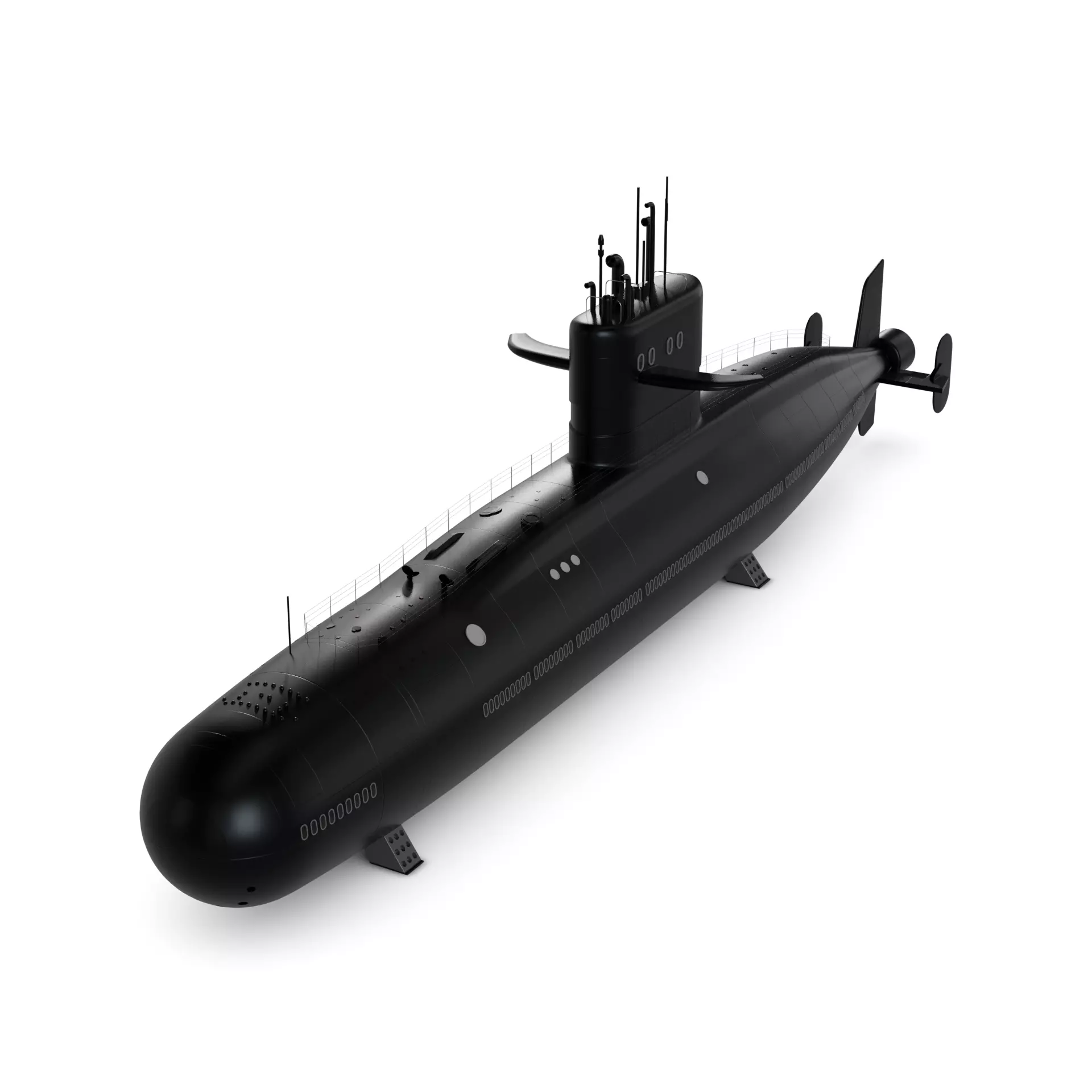 Submarine 3D model_0