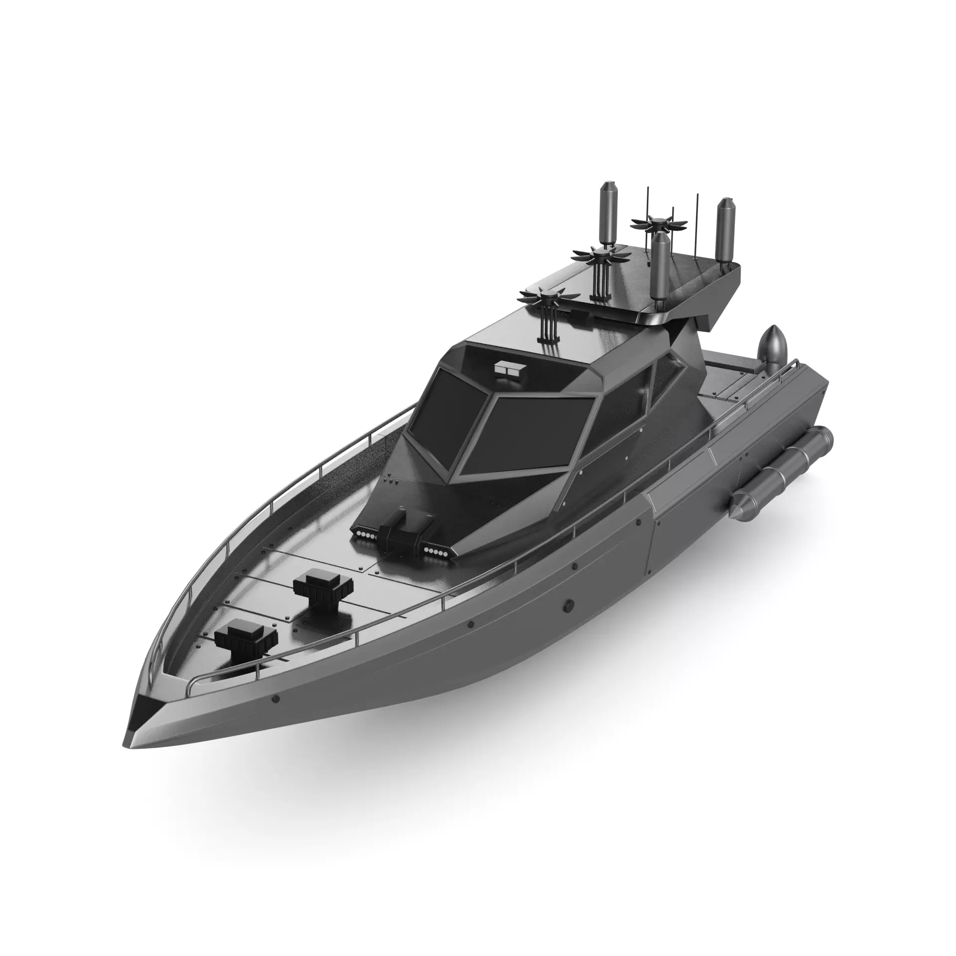 Patrol Boat 3D model_0