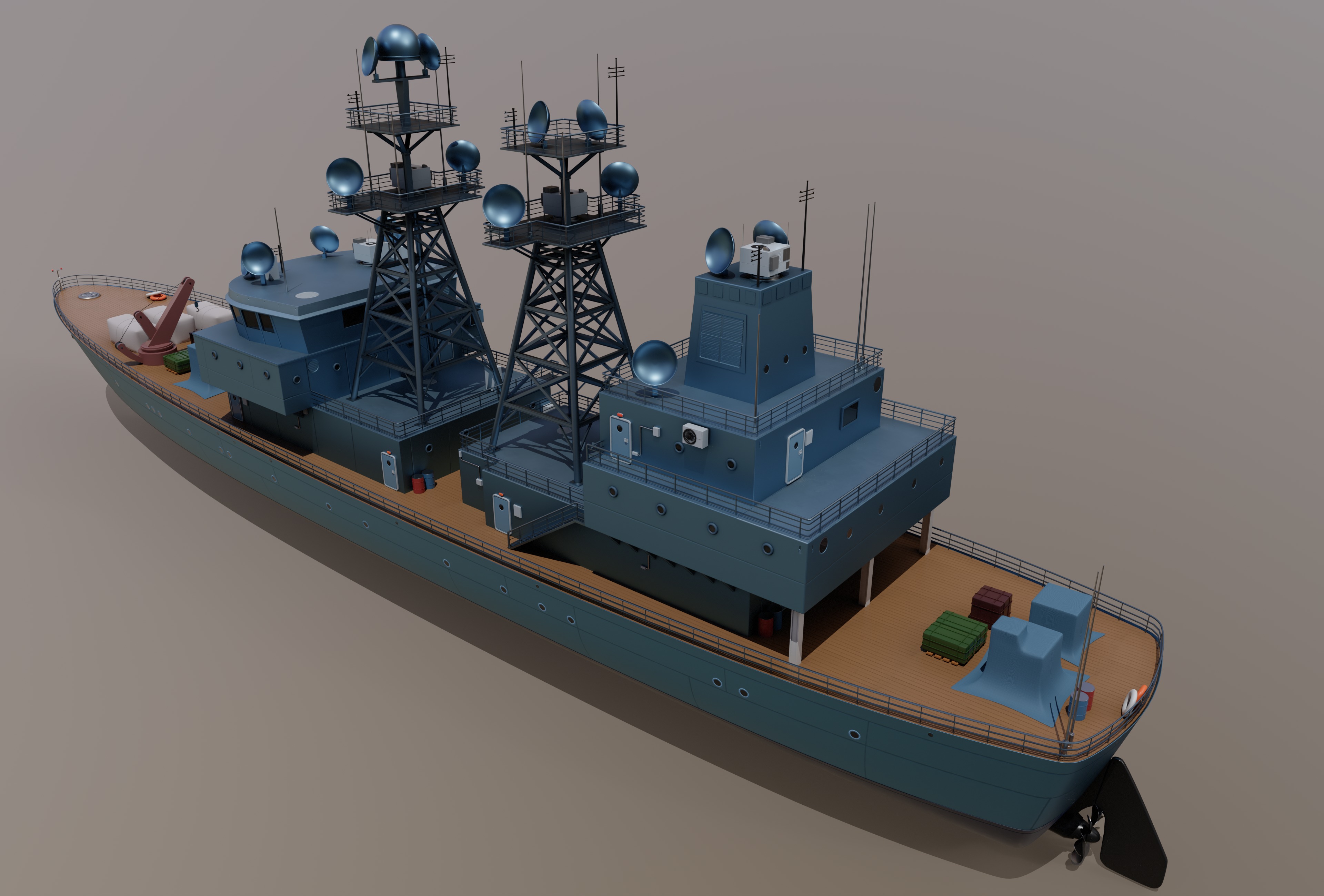 Naval Drones 3D model_4