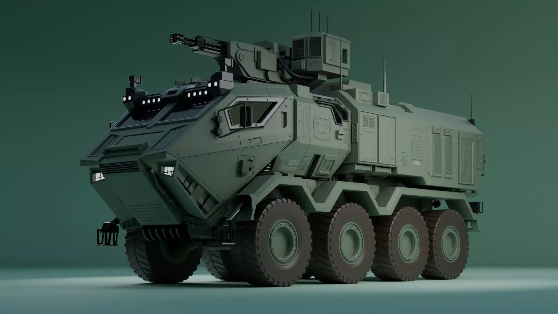 Military AEV Low-poly 3D model