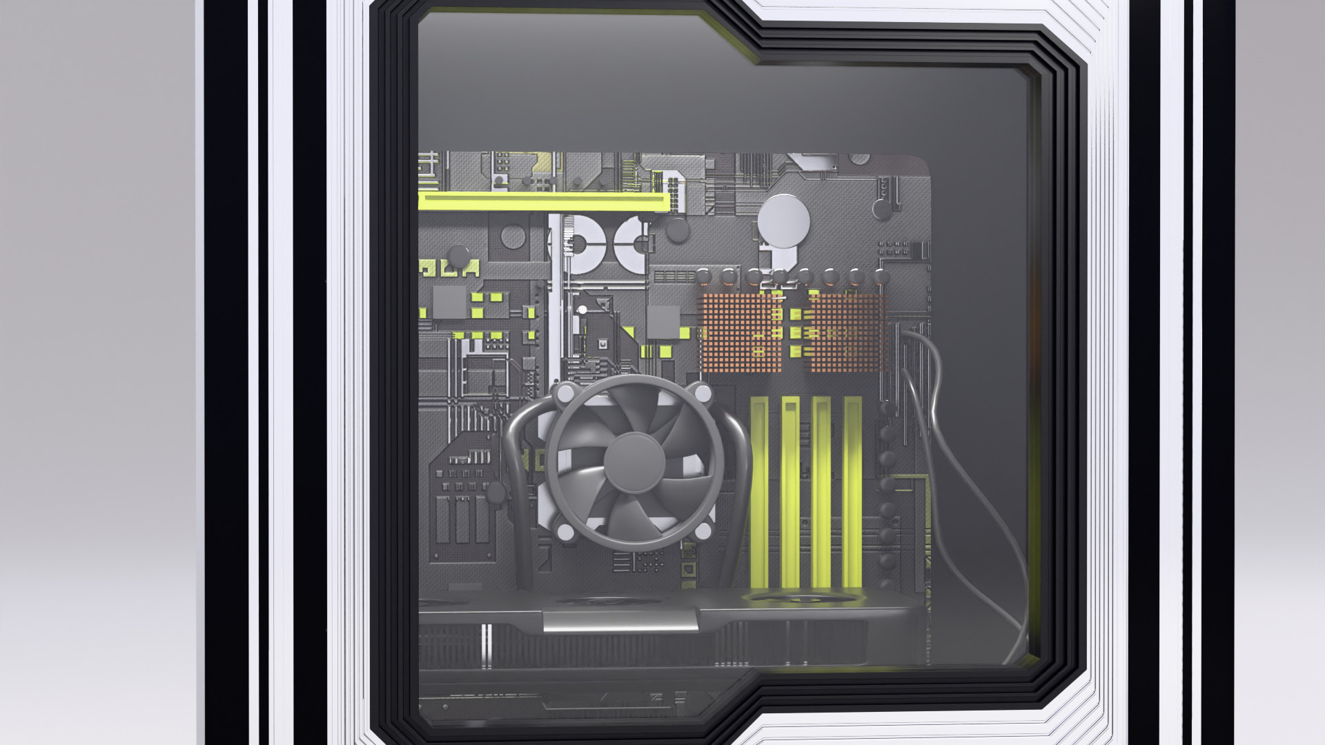 Mini Computer 3D model_3