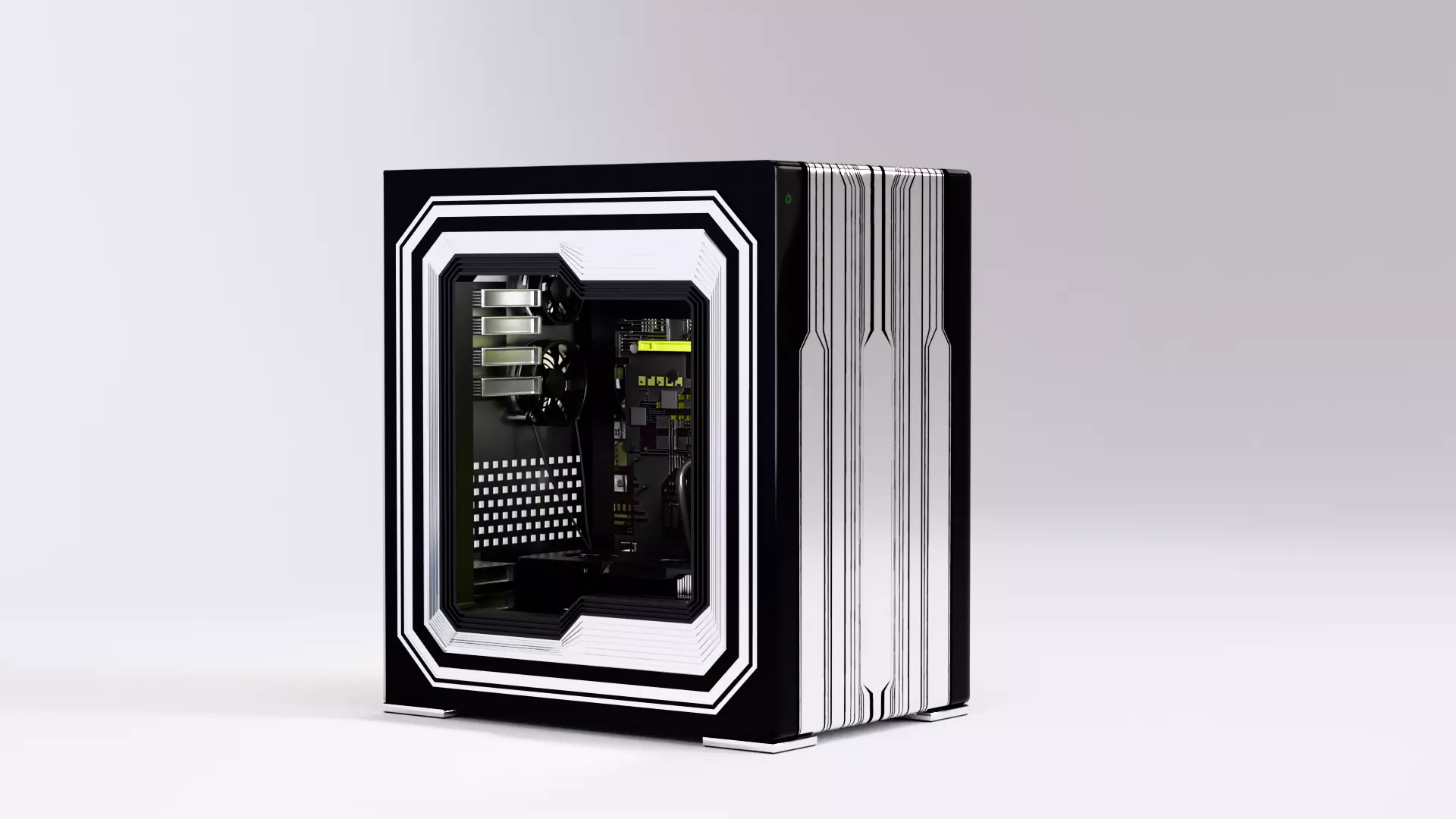 Mini Computer 3D model_0