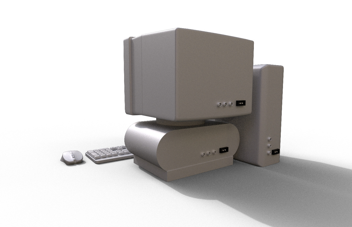 Computer 2000s 3D model_2