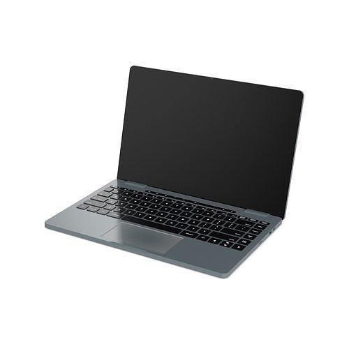 Laptop Ultrabook Low-poly 3D model