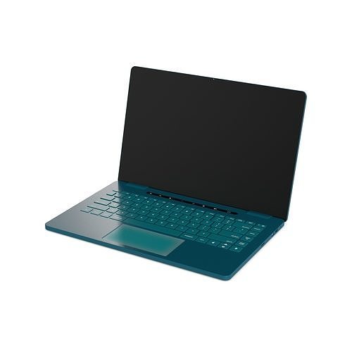 Laptop convertible Low-poly 3D model