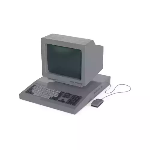 Laptop 90s 3D model